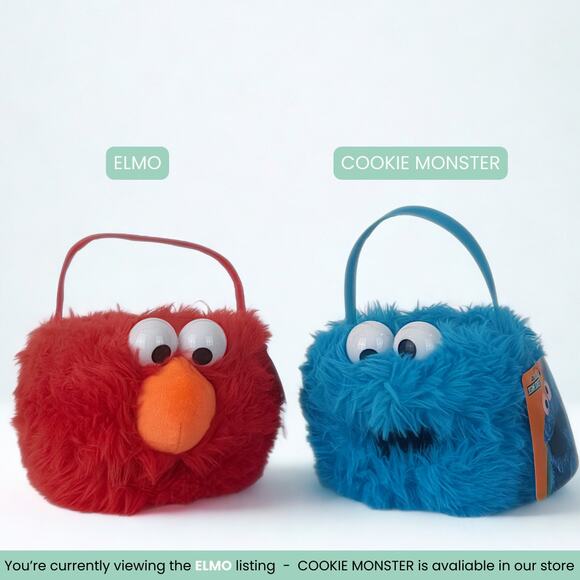 Elmo Small Plush Basket (Small) - NWT - Picture 5 of 5